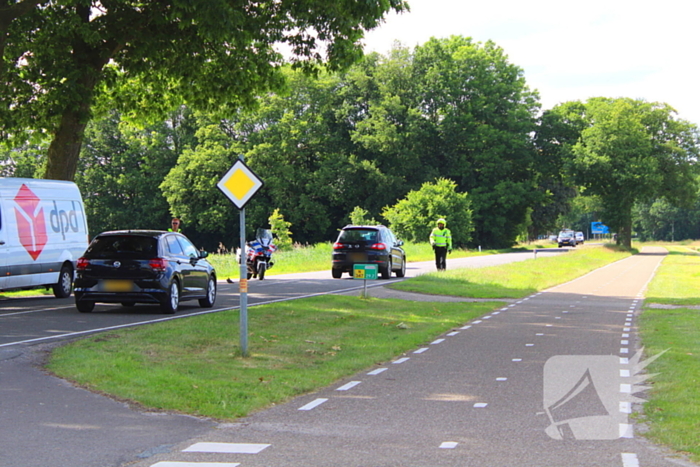 Aanrijding met letsel op hoofdweg
