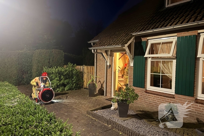 Woningbrand in de nacht snel geblust
