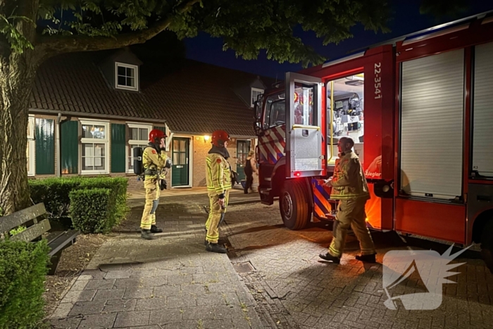 Woningbrand in de nacht snel geblust