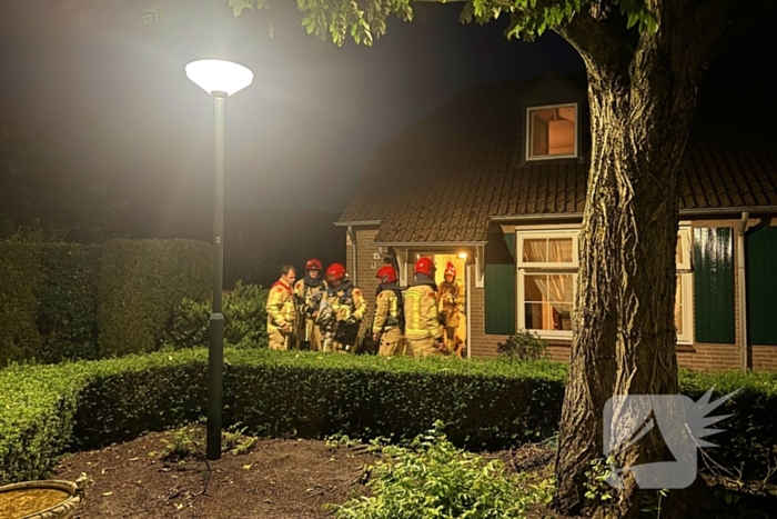 Woningbrand in de nacht snel geblust