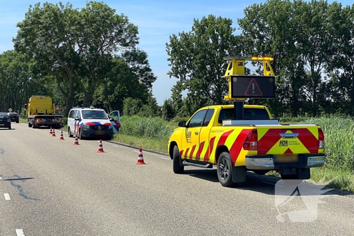 Auto belandt in sloot na ongeval