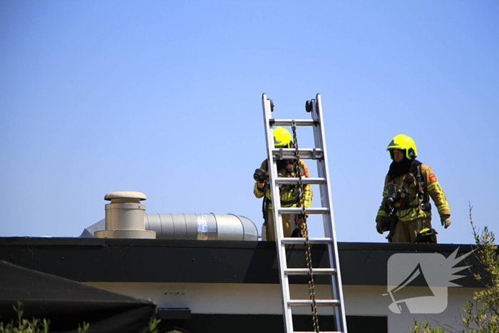 Brand in afzuigkanaal restaurant