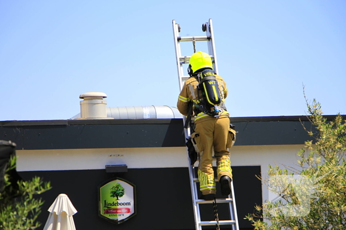 Brand in afzuigkanaal restaurant