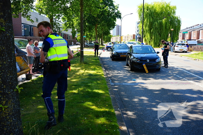 Straat afgesloten na ongeval