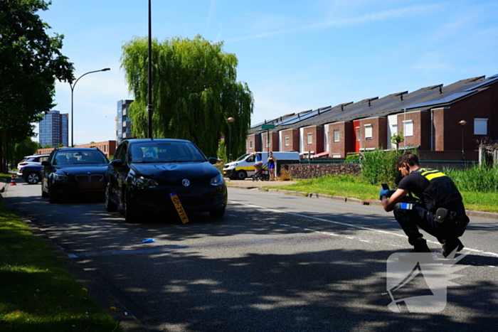 Straat afgesloten na ongeval