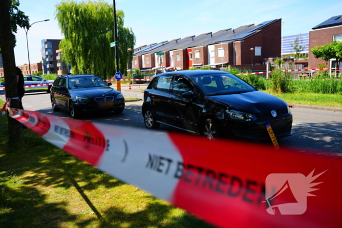 Straat afgesloten na ongeval