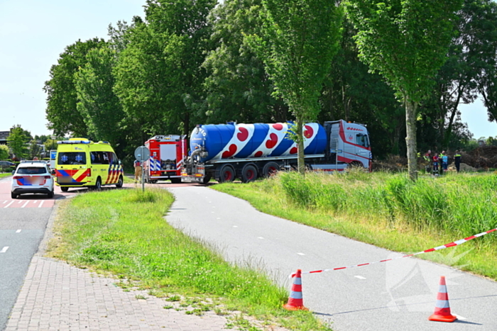 Ernstig ongeval met vrachtwagen
