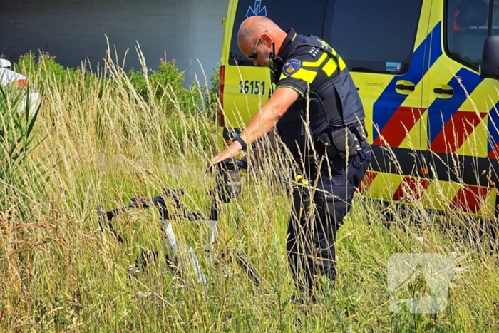 Racefietser raakt gewond bij ongeval