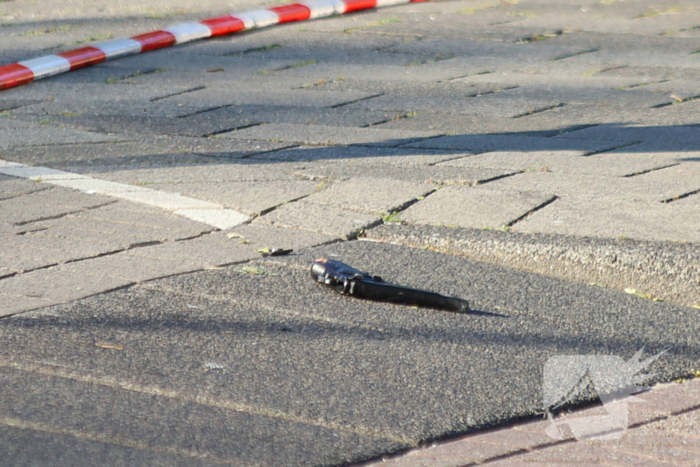 Pistool aangetroffen na ongeval
