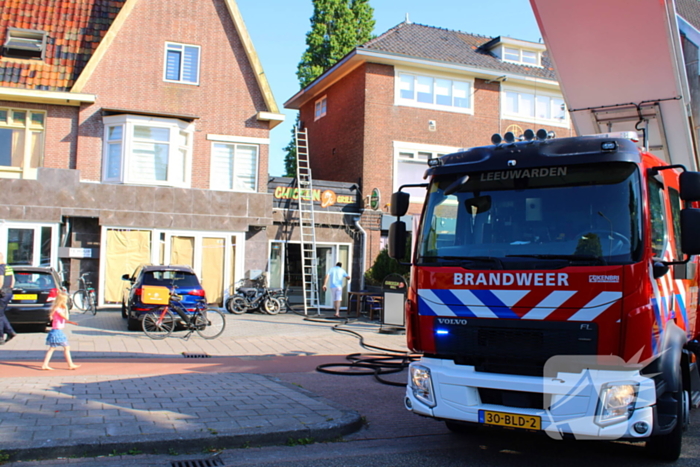 Brand bij grillrestaurant