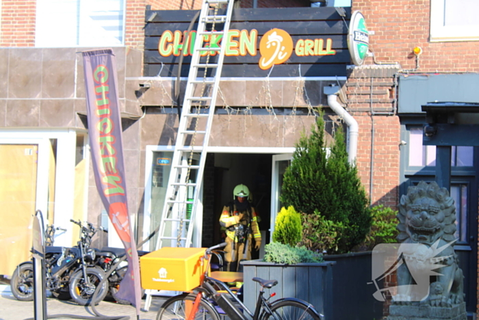 Brand bij grillrestaurant