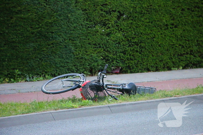 Traumahelikopter ingezet bij fietsongeval