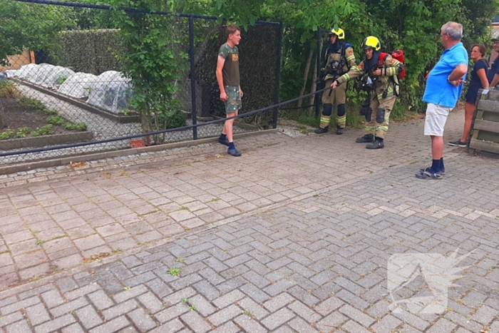 Brand is schuur snel geblust