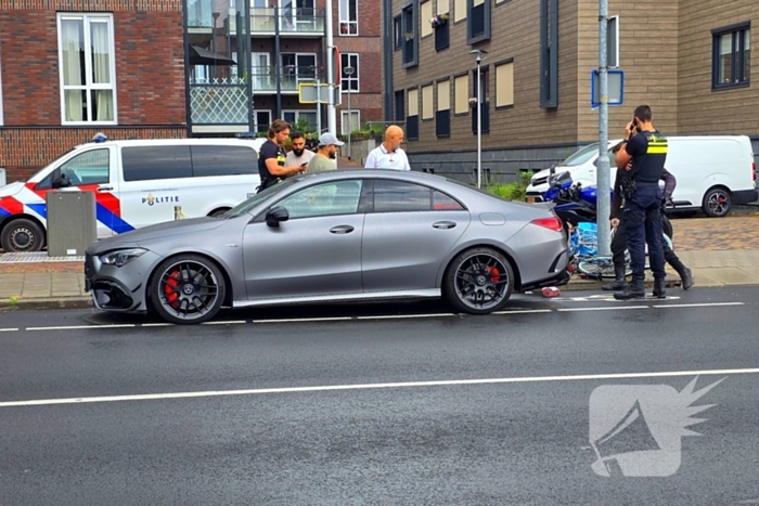 Fietser gewond bij aanrijding met auto