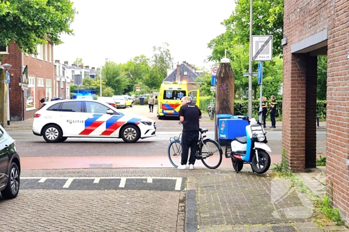 Scooterbezorger gewond geraakt