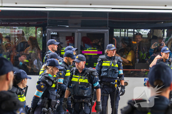 Politie beëindigd demonstratie Extinction Rebellion