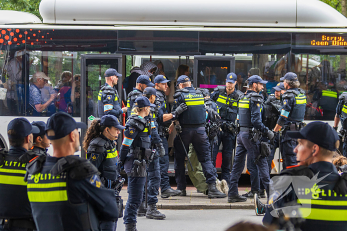 Politie beëindigd demonstratie Extinction Rebellion
