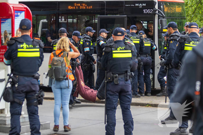 Politie beëindigd demonstratie Extinction Rebellion