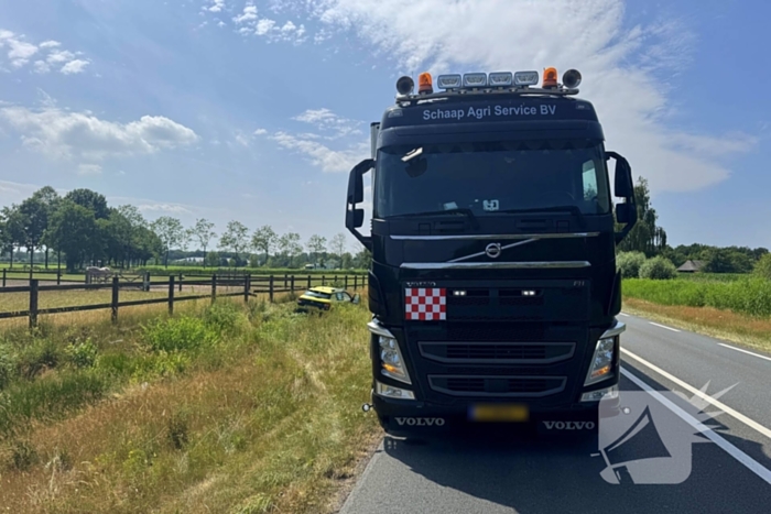 Ongeval tijdens inhaalactie leidt tot schade