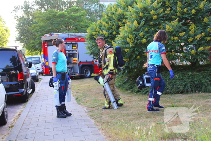 Persoon gecontroleerd bij brand
