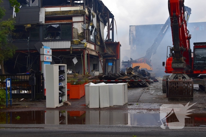 Zware schade door industriebrand