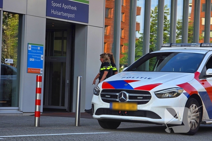 Persoon veroorzaakt onrust in ziekenhuis