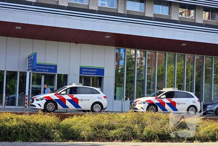 Persoon veroorzaakt onrust in ziekenhuis