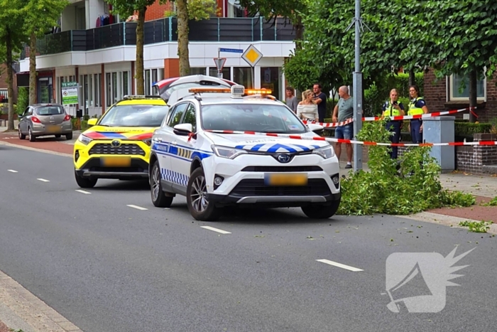 Fatbiker krijgt tak op hoofd en raakt zwaargewond