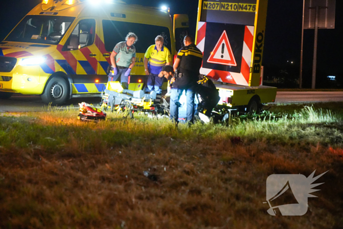 Ernstig ongeval tussen auto en motor