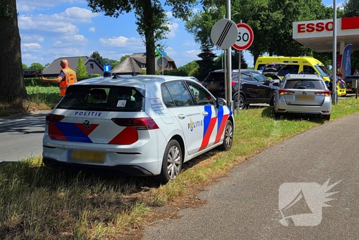 Motorrijder gewond bij aanrijding met automobilist