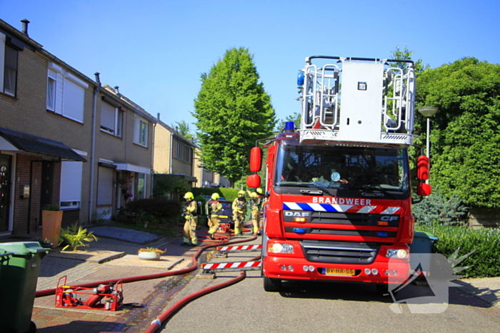 Brand opgeschaald naar zeer grote brand