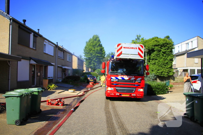 Brand opgeschaald naar zeer grote brand