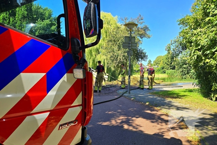 Rietbrand effectief geblust door brandweer