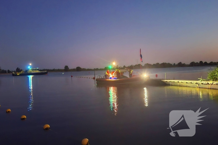 Zoektocht op water na vermissing