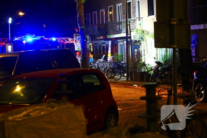 Explosie leidt tot woningbrand en grote hulpverlening