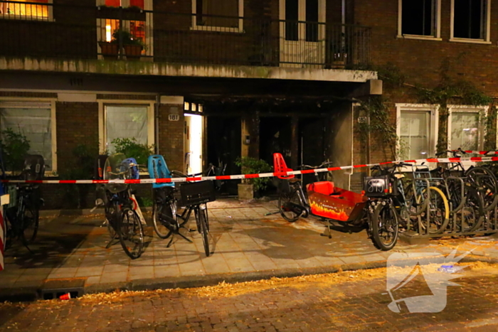 Explosie leidt tot woningbrand en grote hulpverlening