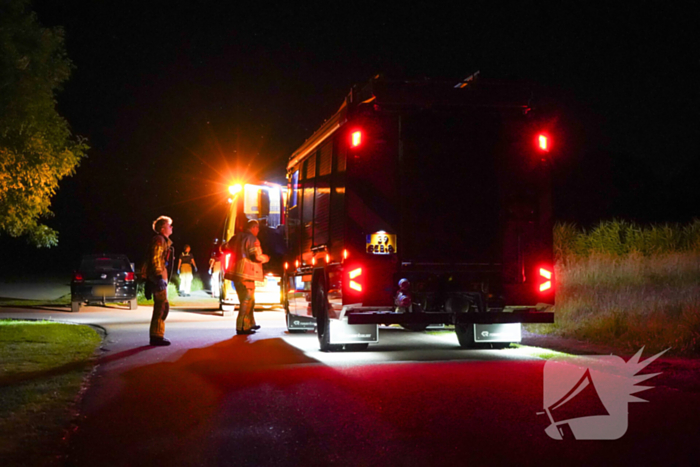 Man gewond bij nachtelijk vaartuigongeval