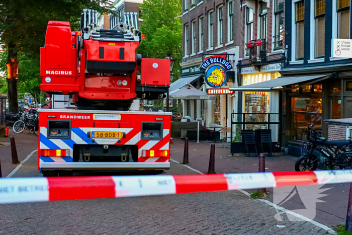Brand in winkel onder controle