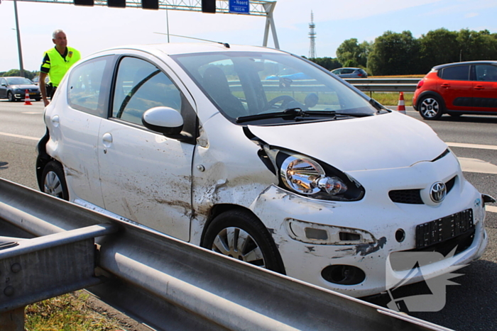 Aanrijding met letsel op snelweg