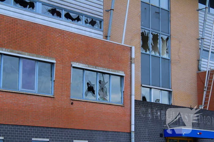 Vernielingen bij voormalig stadion