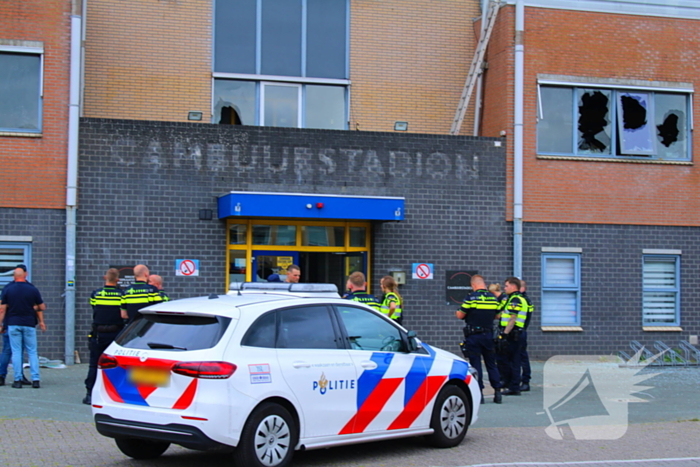 Vernielingen bij voormalig stadion