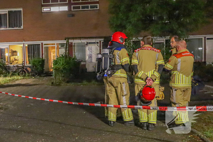 Explosie en brand verontrusten omwonenden