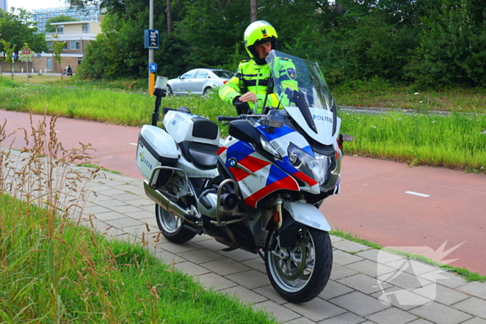 Fietser aangereden door sleepkabel