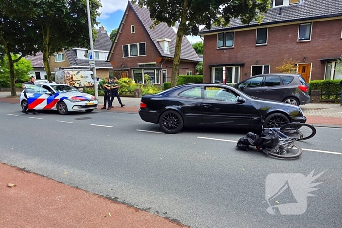 Fietser gewond bij aanrijding met auto