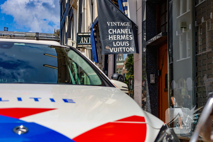 Overval op designerwinkel