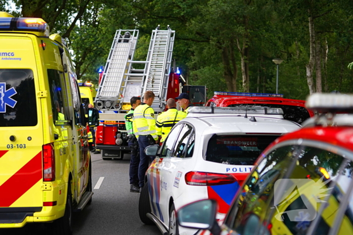 Eenzijdig ongeval met vier gewonden