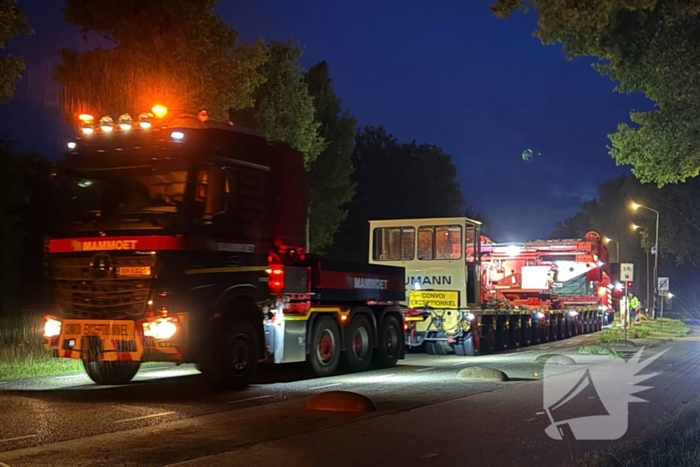 Zwaar transport van 500 ton succesvol afgerond