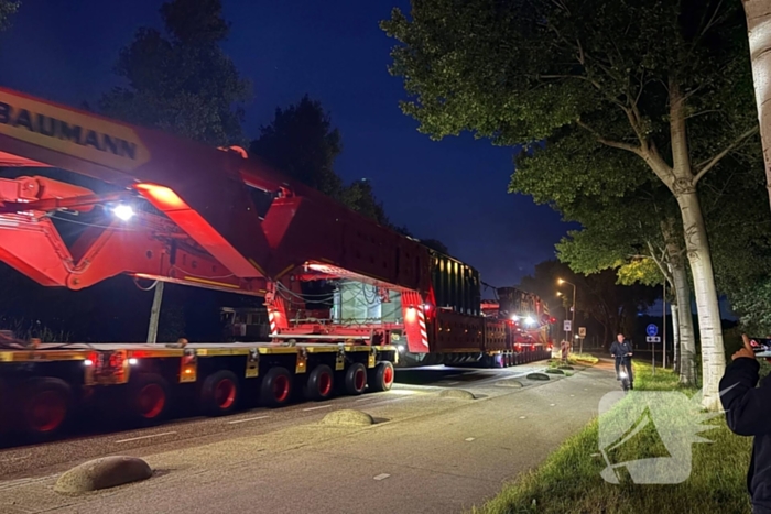 Zwaar transport van 500 ton succesvol afgerond