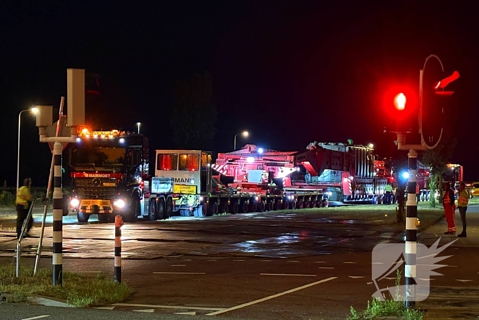 Zwaar transport van 500 ton succesvol afgerond