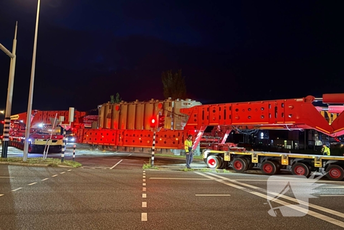 Zwaar transport van 500 ton succesvol afgerond